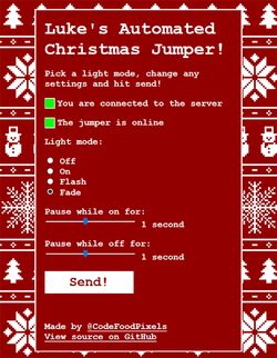 A webapp for controlling the jumper lights